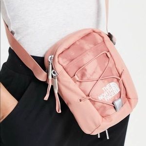 Perfect North Face Jester crossbody for hands free parenting!